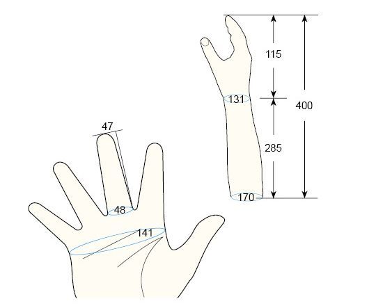 100 PL PS right hand regal prosthesis