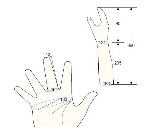 100 PL PXS right hand regal prosthesis