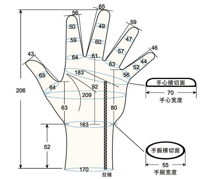 103 female adult MS2 left hand measure sc regal prosthesis