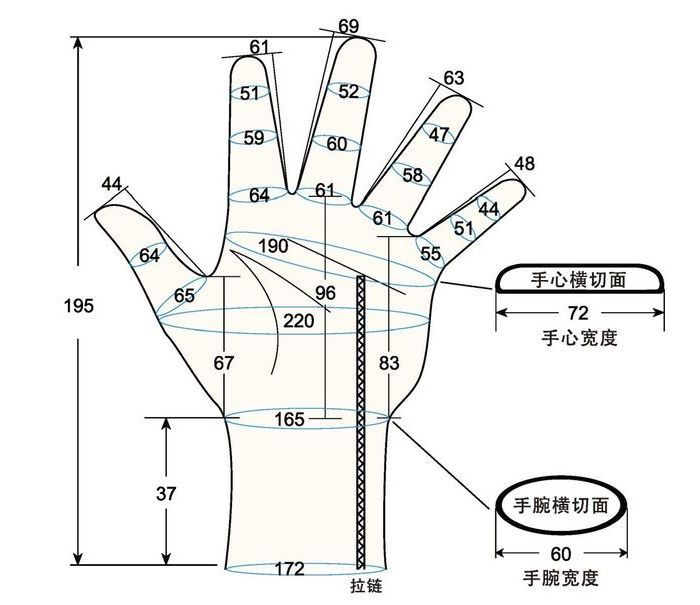 103 male adult MS1 left hand measure sc regal prosthesis